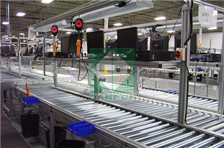 Roller assembly line